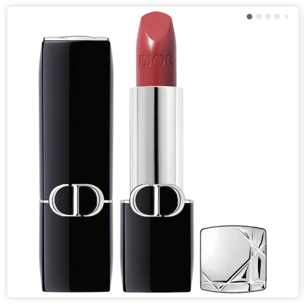 Dior Rouge Lipstick Color Rosewood 720 Icone Satin • Travel Size - Picture 8 of 9